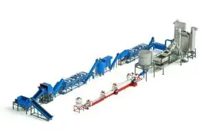 PP PE Bottle Washing Line with Durable Construction